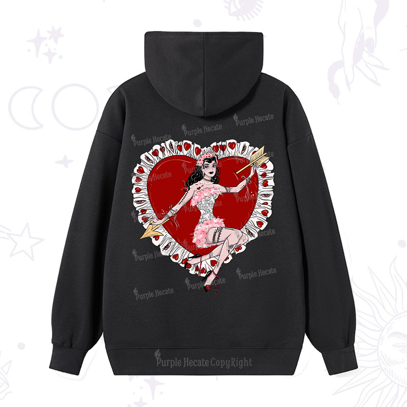 Purplehecate Cupid's Charm Valentine Hoodie