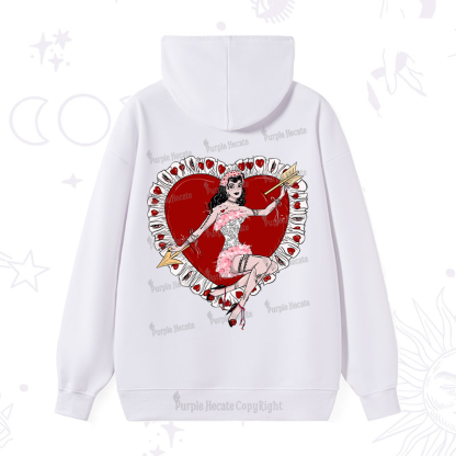 Purplehecate Cupid's Charm Valentine Hoodie