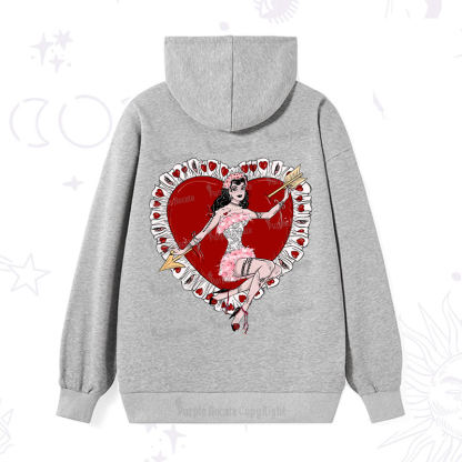 Purplehecate Cupid's Charm Valentine Hoodie