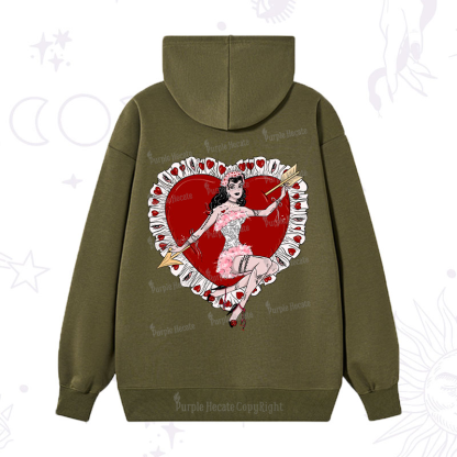 Purplehecate Cupid's Charm Valentine Hoodie