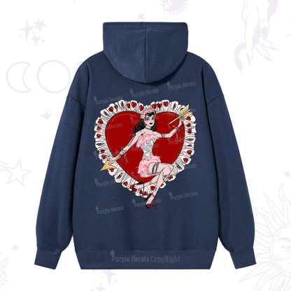 Purplehecate Cupid's Charm Valentine Hoodie