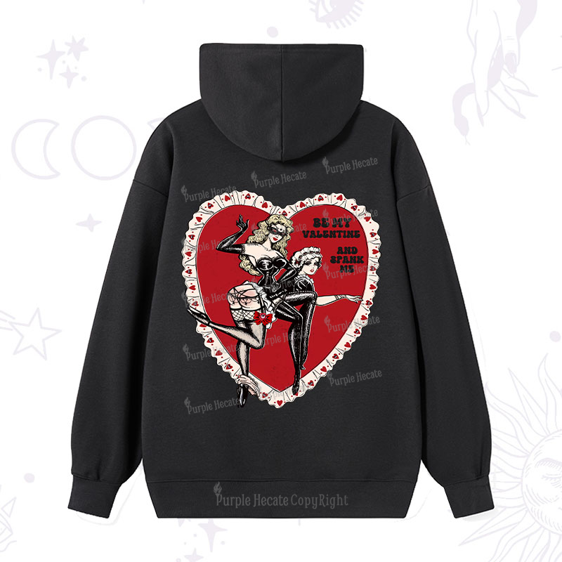 Purplehecate Be My Valentine And Spank Me Hoodie