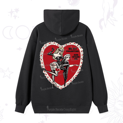 Purplehecate Be My Valentine And Spank Me Hoodie