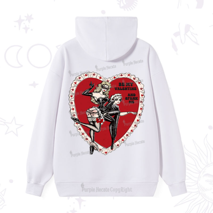 Purplehecate Be My Valentine And Spank Me Hoodie