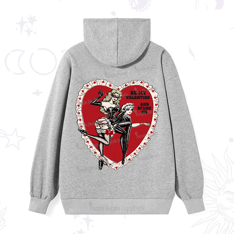 Purplehecate Be My Valentine And Spank Me Hoodie