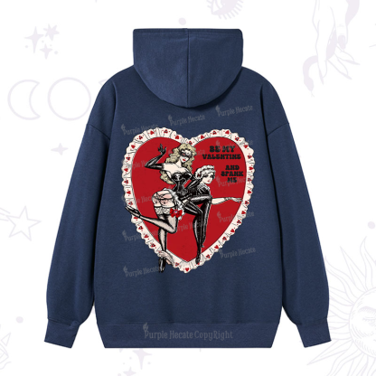 Purplehecate Be My Valentine And Spank Me Hoodie