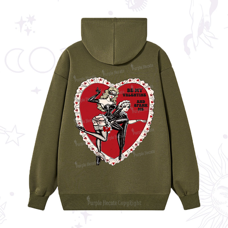 Purplehecate Be My Valentine And Spank Me Hoodie