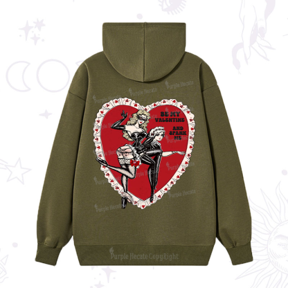 Purplehecate Be My Valentine And Spank Me Hoodie