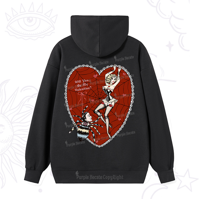 Purplehecate Will You Be My Valentine Hoodie
