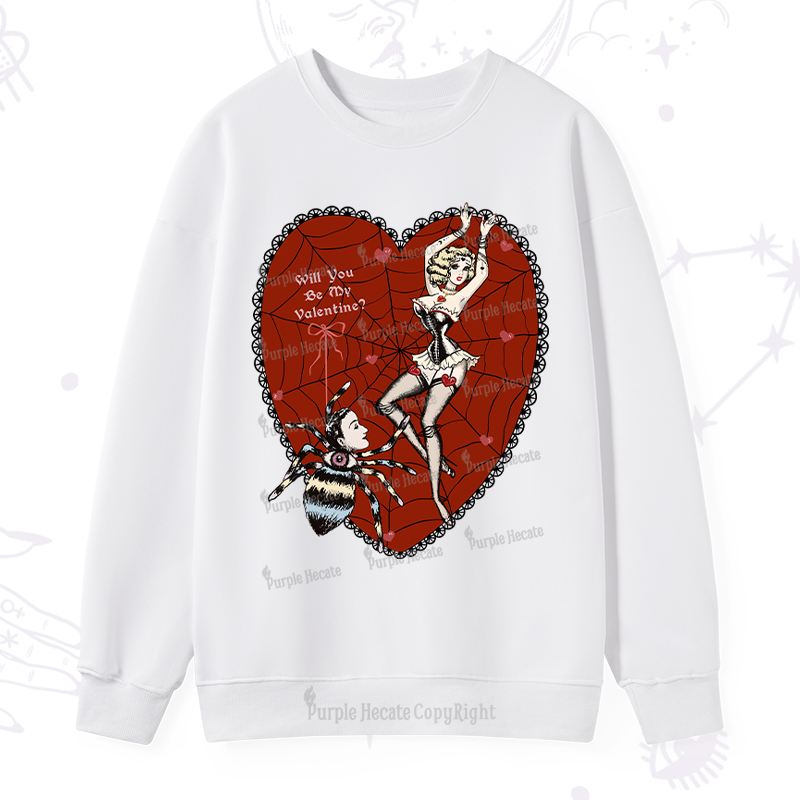 Purplehecate Will You Be My Valentine Sweatshirt