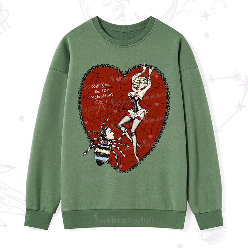 Purplehecate Will You Be My Valentine Sweatshirt