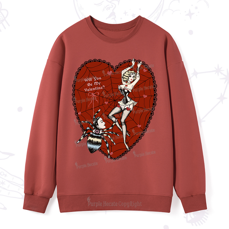 Purplehecate Will You Be My Valentine Sweatshirt