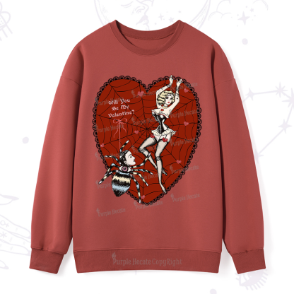 Purplehecate Will You Be My Valentine Sweatshirt