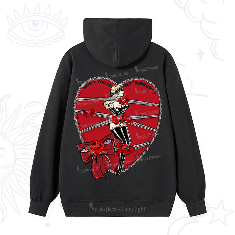 Purplehecate WON'T YOU BE MY "RIBBON" Hoodie