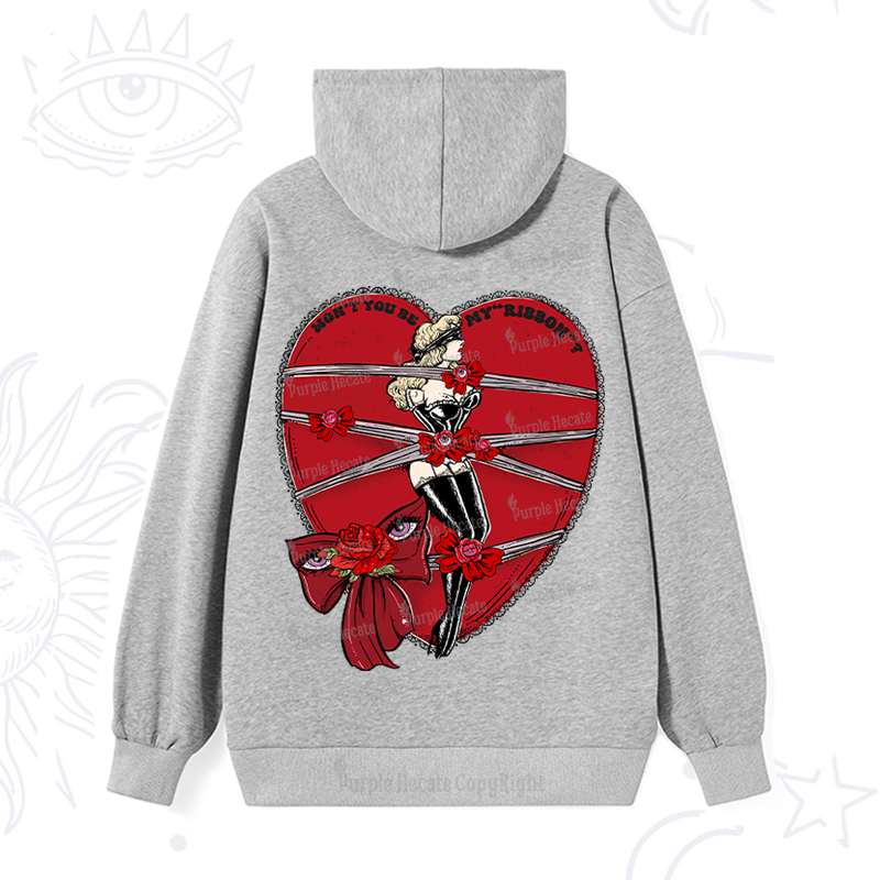Purplehecate WON'T YOU BE MY "RIBBON" Hoodie