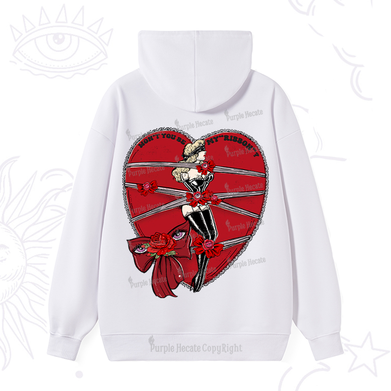 Purplehecate WON'T YOU BE MY "RIBBON" Hoodie