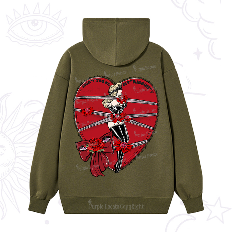 Purplehecate WON'T YOU BE MY "RIBBON" Hoodie