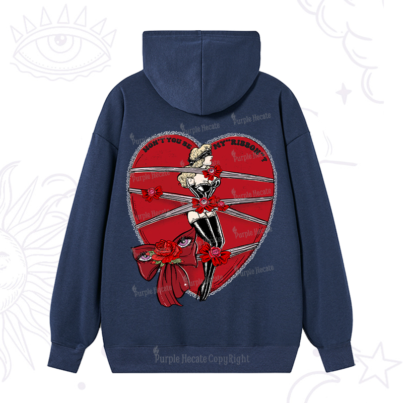 Purplehecate WON'T YOU BE MY "RIBBON" Hoodie