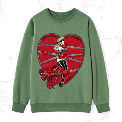 Purplehecate Won't You Be My "Ribbon" Sweatshirt