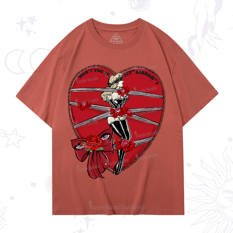 Purplehecate WON'T YOU BE MY "RIBBON" T-Shirt