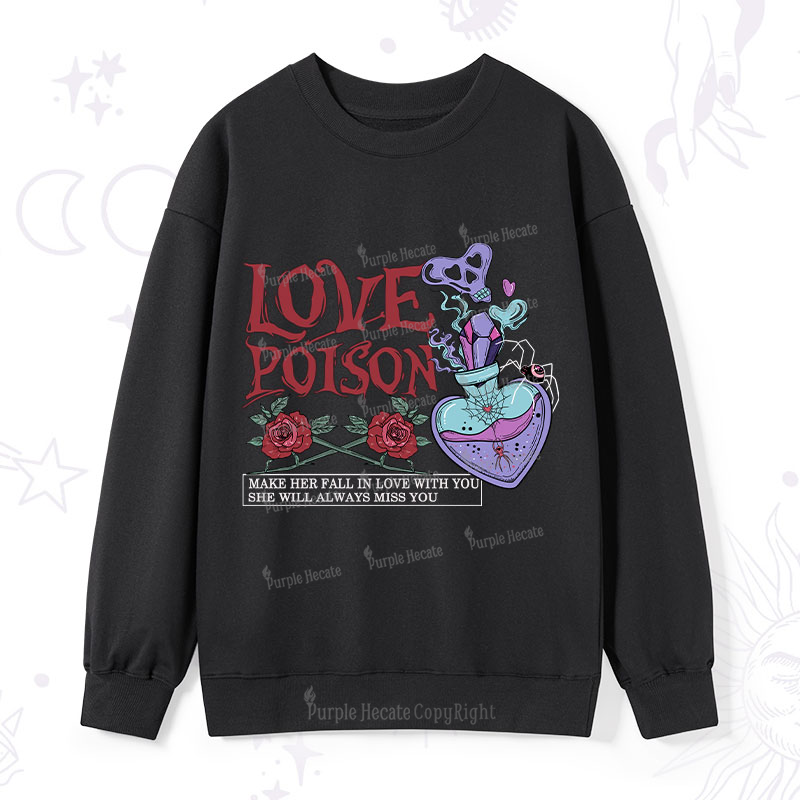 Purplehecate Love Poison Sweatshirt