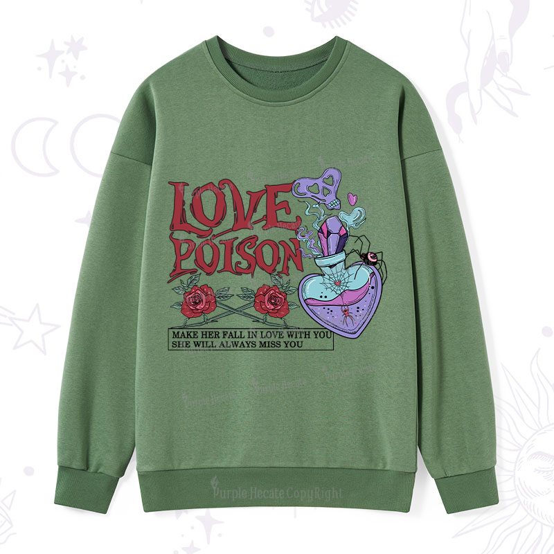 Purplehecate Love Poison Sweatshirt