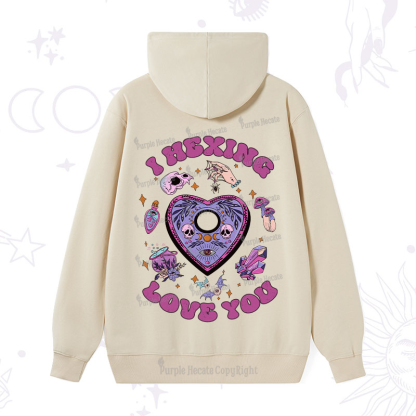 Purplehecate I Hexing Love You Hoodie