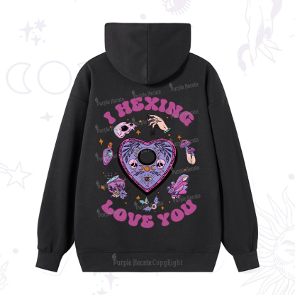 Purplehecate I Hexing Love You Hoodie
