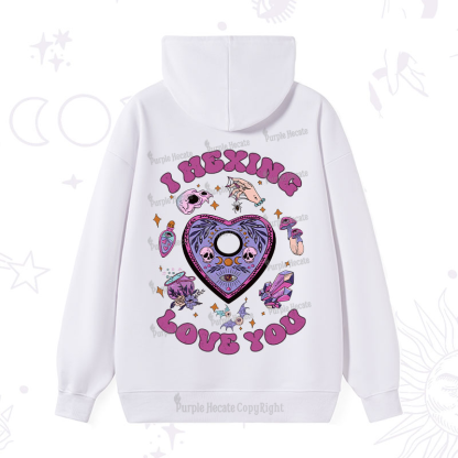 Purplehecate I Hexing Love You Hoodie