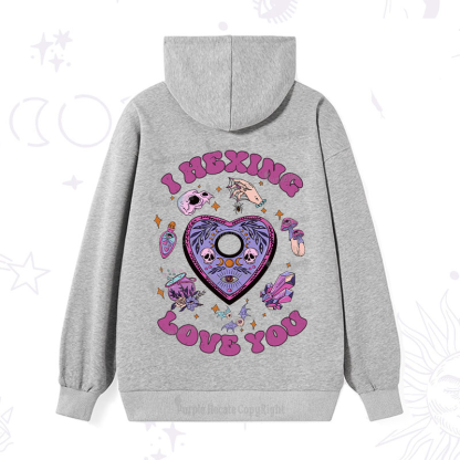 Purplehecate I Hexing Love You Hoodie