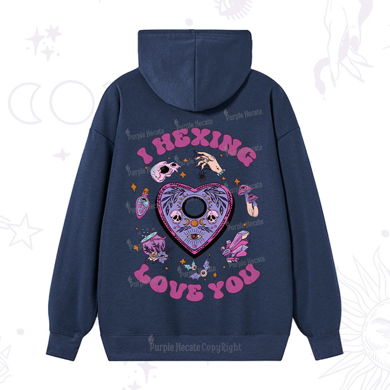 Purplehecate I Hexing Love You Hoodie
