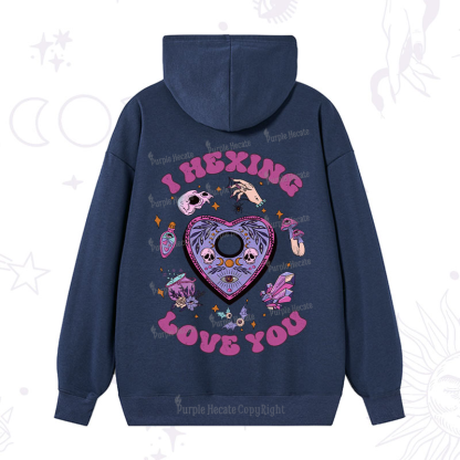 Purplehecate I Hexing Love You Hoodie