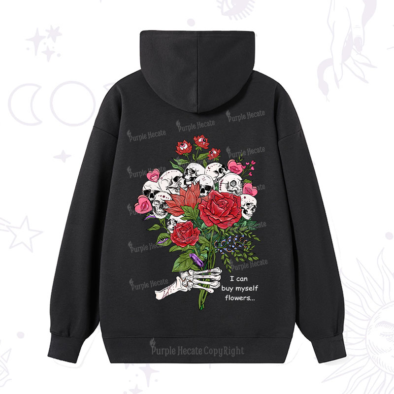 Purplehecate I Can Buy Myself Flowers Hoodie