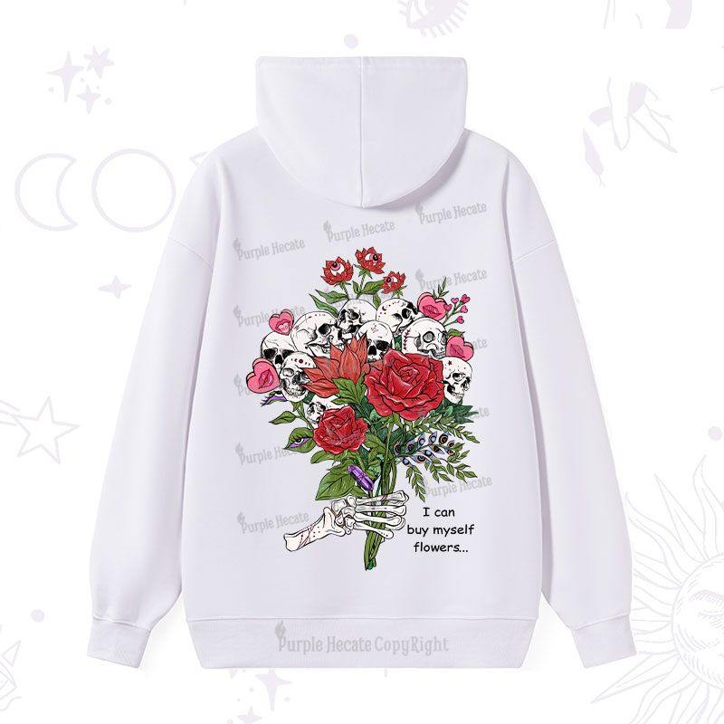 Purplehecate I Can Buy Myself Flowers Hoodie
