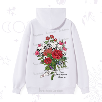 Purplehecate I Can Buy Myself Flowers Hoodie