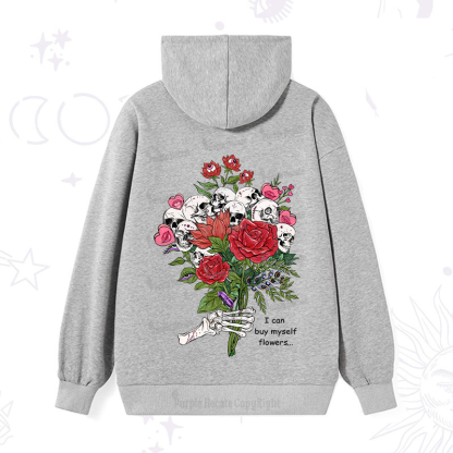 Purplehecate I Can Buy Myself Flowers Hoodie