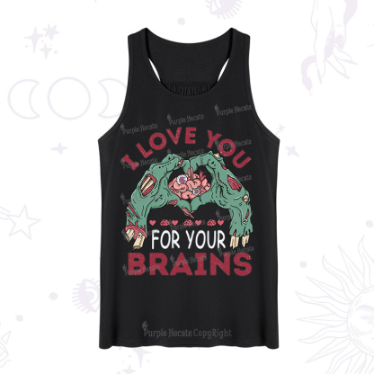 Purplehecate I Love You For Your Brains Tank