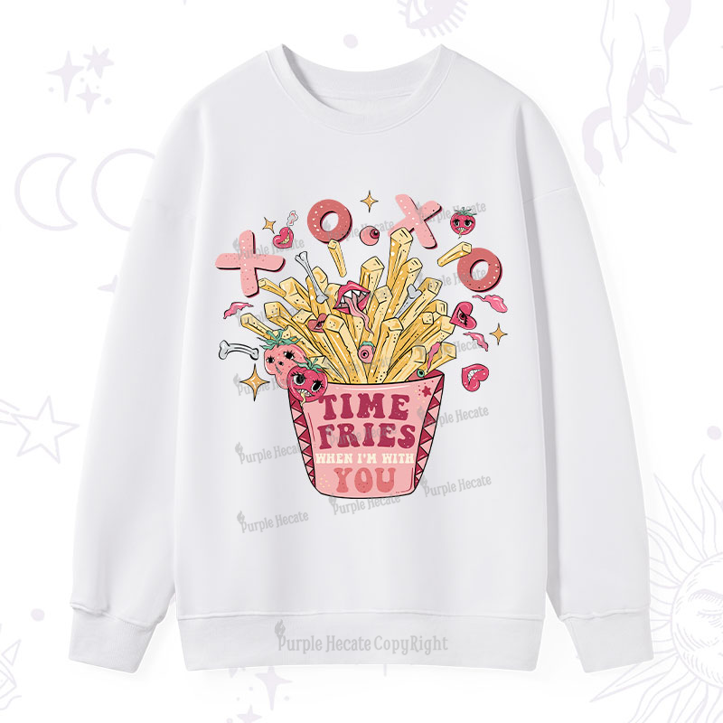 Purplehecate Time Fries When I'm With You Sweatshirt