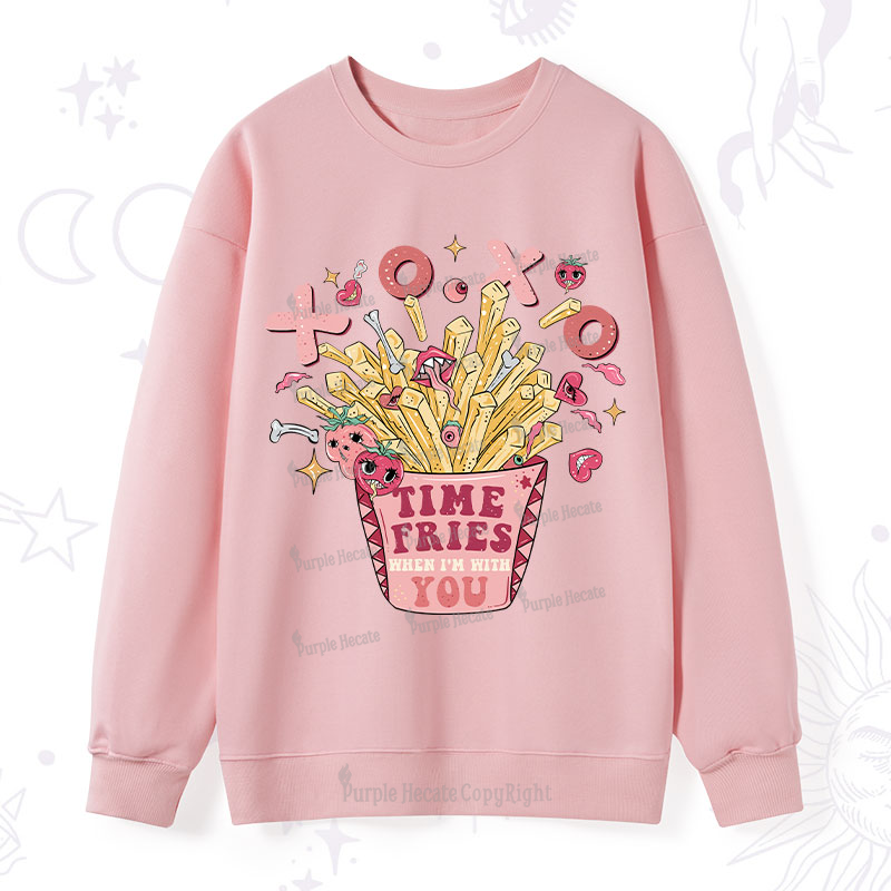 Purplehecate Time Fries When I'm With You Sweatshirt