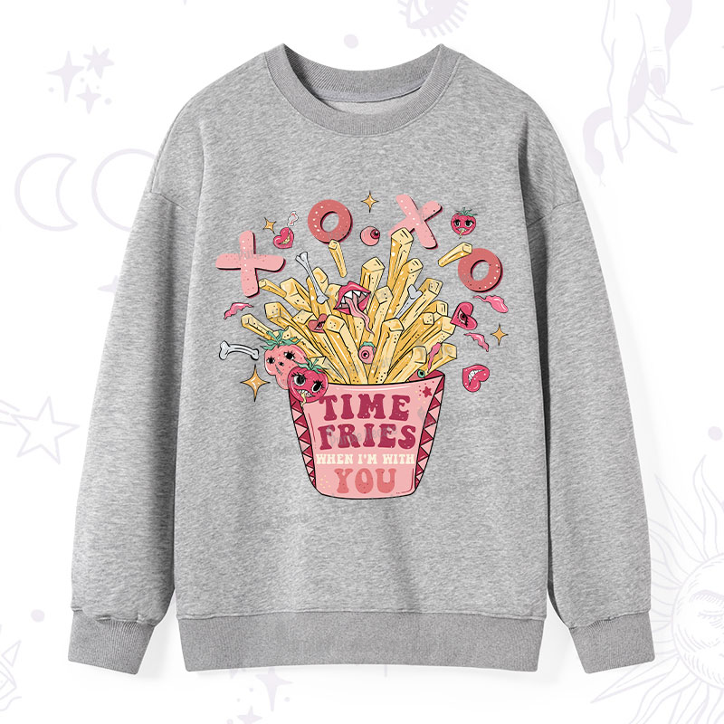 Purplehecate Time Fries When I'm With You Sweatshirt