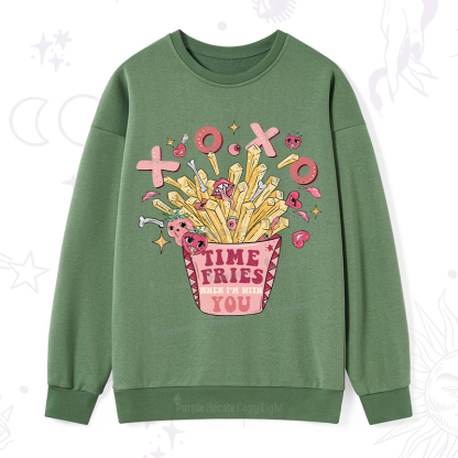 Purplehecate Time Fries When I'm With You Sweatshirt
