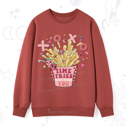 Purplehecate Time Fries When I'm With You Sweatshirt