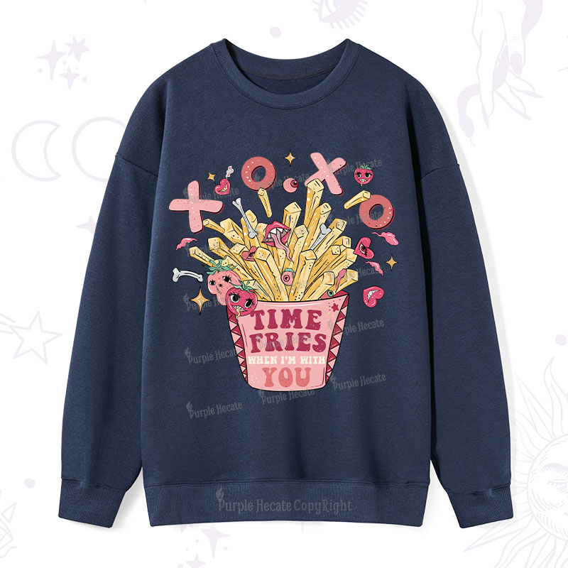 Purplehecate Time Fries When I'm With You Sweatshirt
