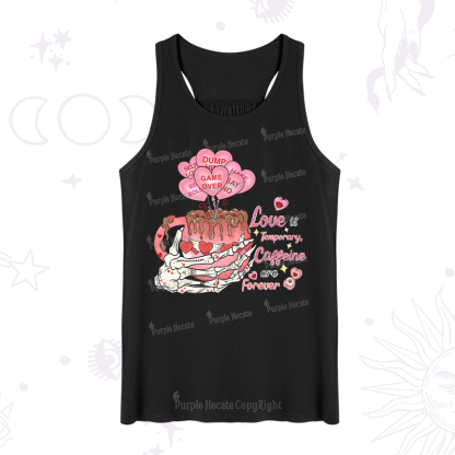 Purplehecate Caffeine Over Love Valentine Tank