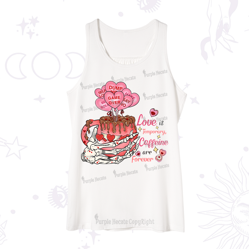 Purplehecate Caffeine Over Love Valentine Tank