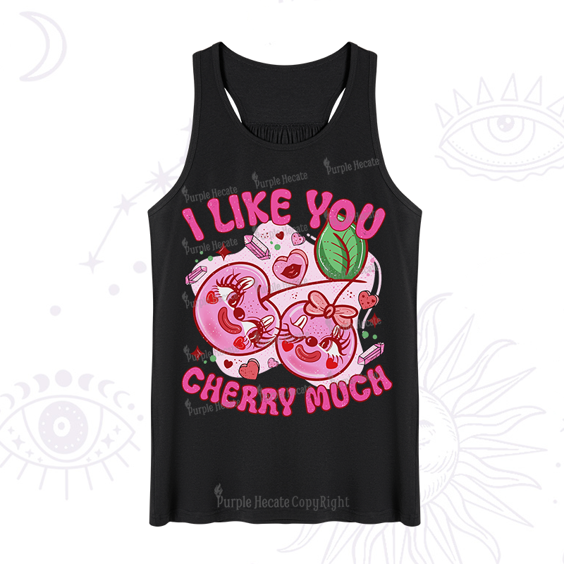 Purplehecate I Like You Cherry Much Tank