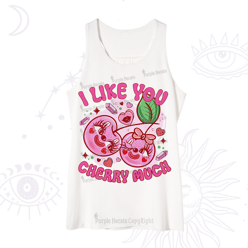 Purplehecate I Like You Cherry Much Tank
