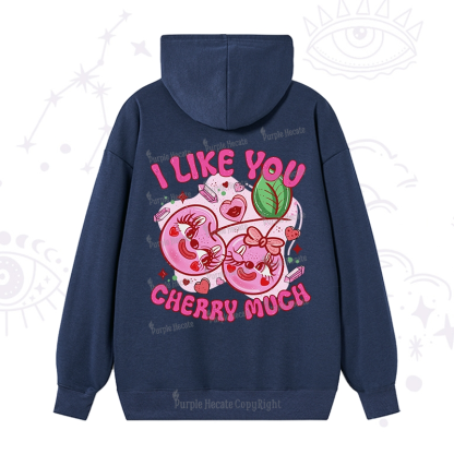 Purplehecate I Like You Cherry Much Hoodie