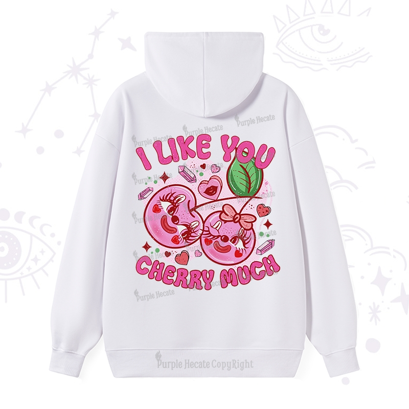 Purplehecate I Like You Cherry Much Hoodie