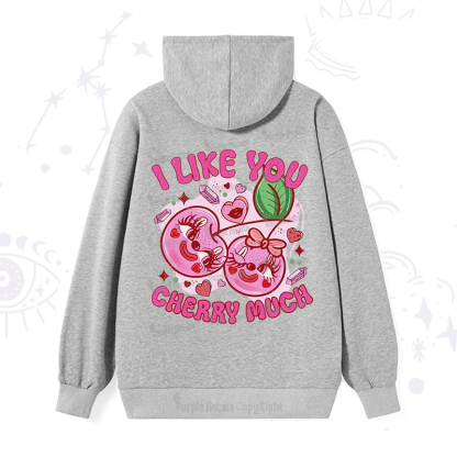 Purplehecate I Like You Cherry Much Hoodie
